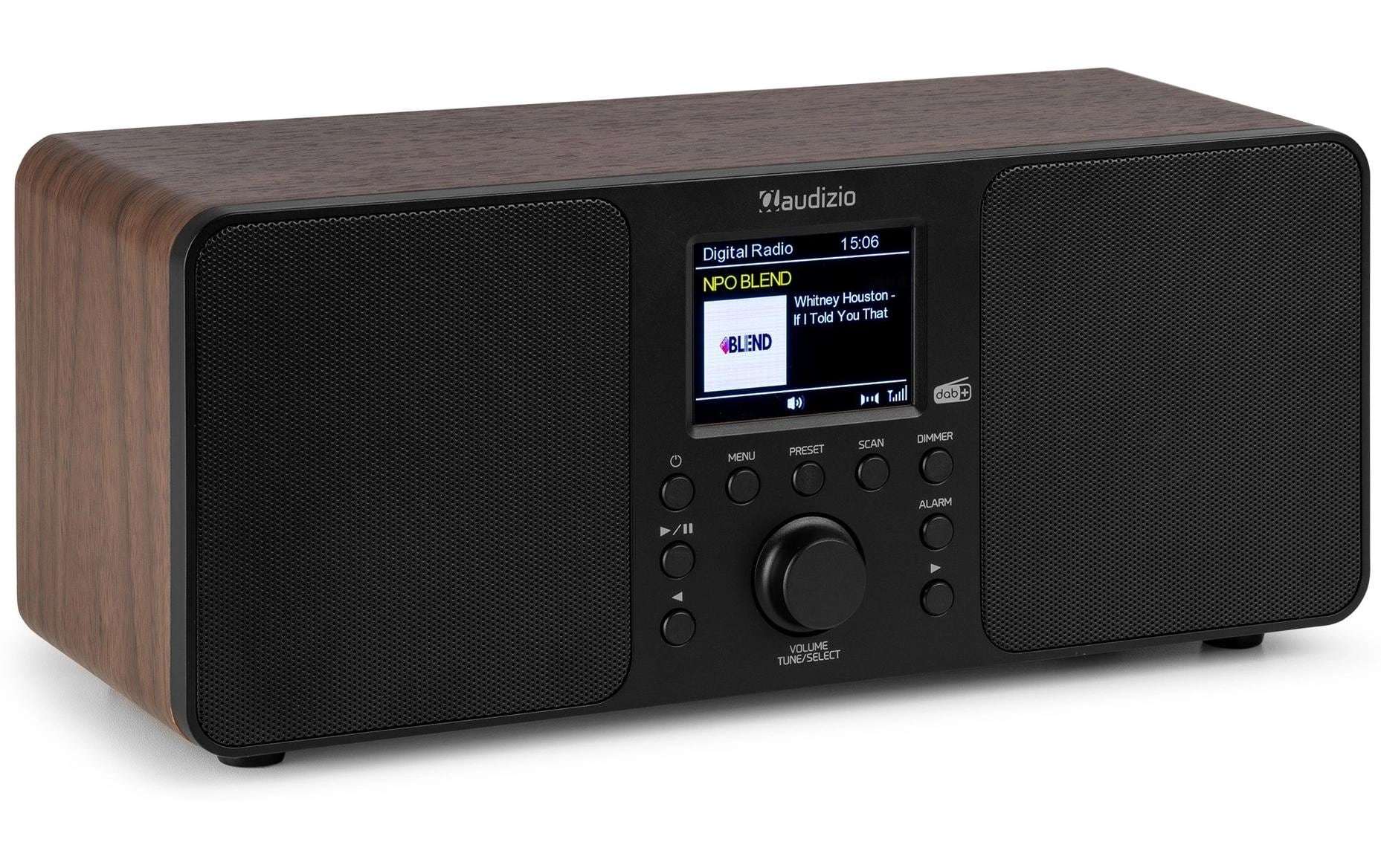 DAB+ Radio Genua BraunDAB+ Radio mit Stereo Lautsprecher und Bluetooth