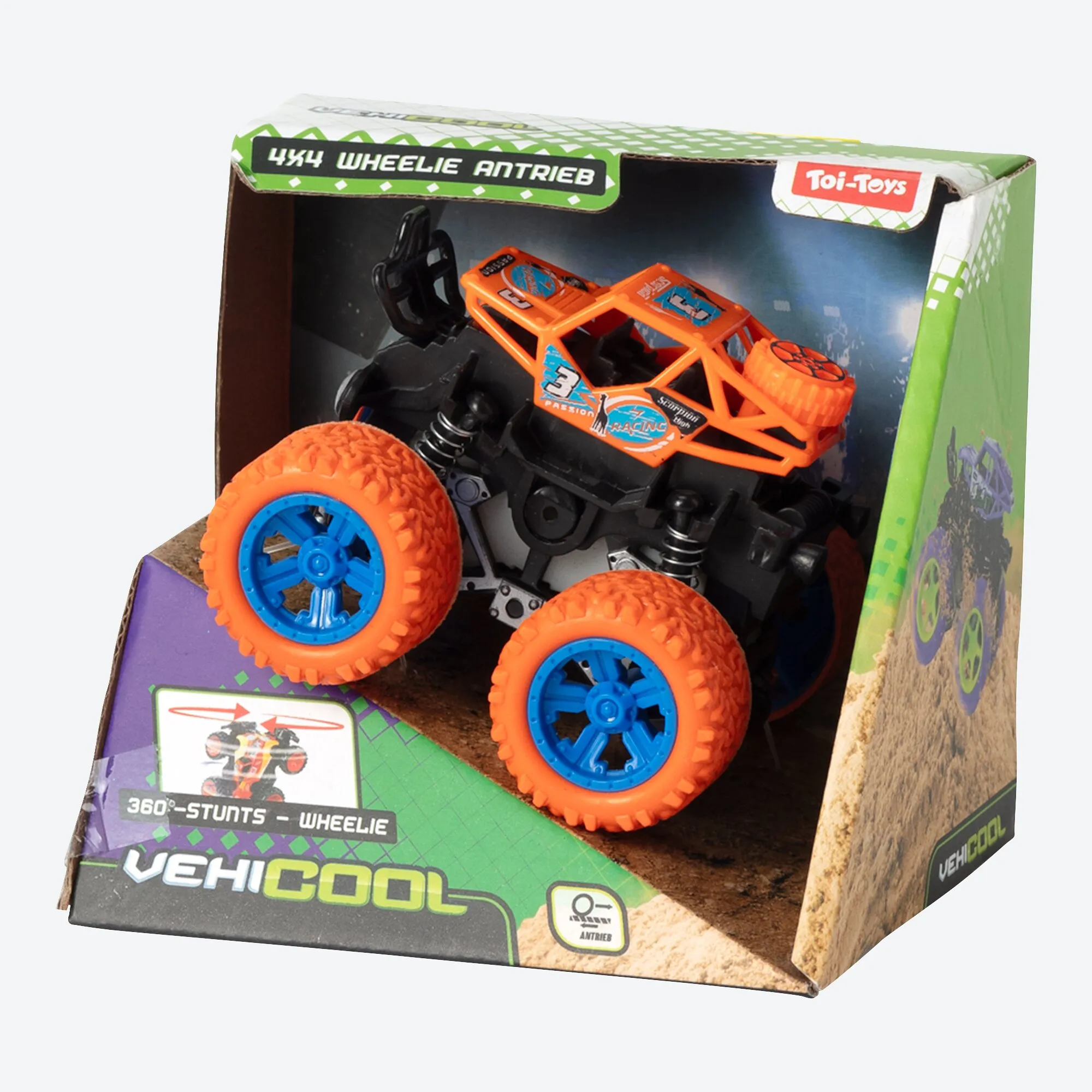 Monster-Truck für 360°-Stunts, verschiedene Designs