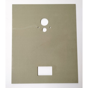 Toilet achterwand MDF vochtwerend 122x100cm 15mm