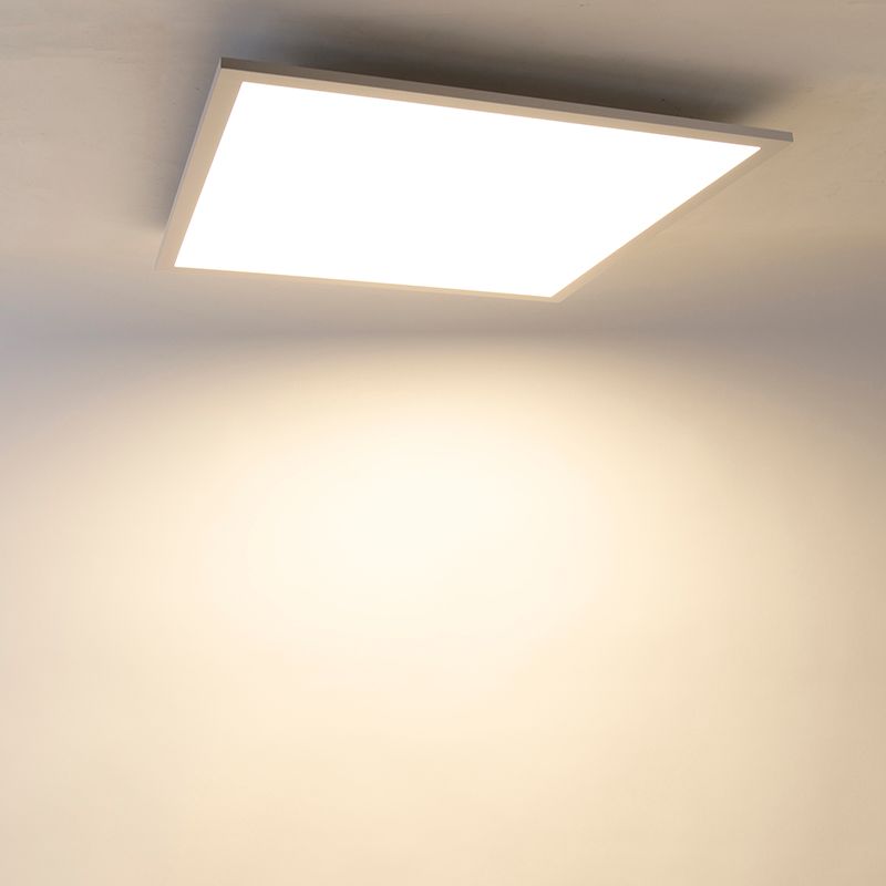 LED paneel wit incl. LED en dimmer met afstandsbediening - Liv