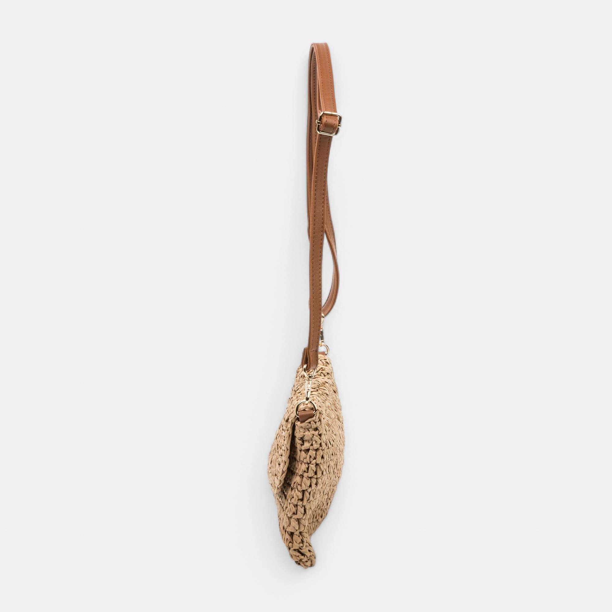 Sac bandoulière beige