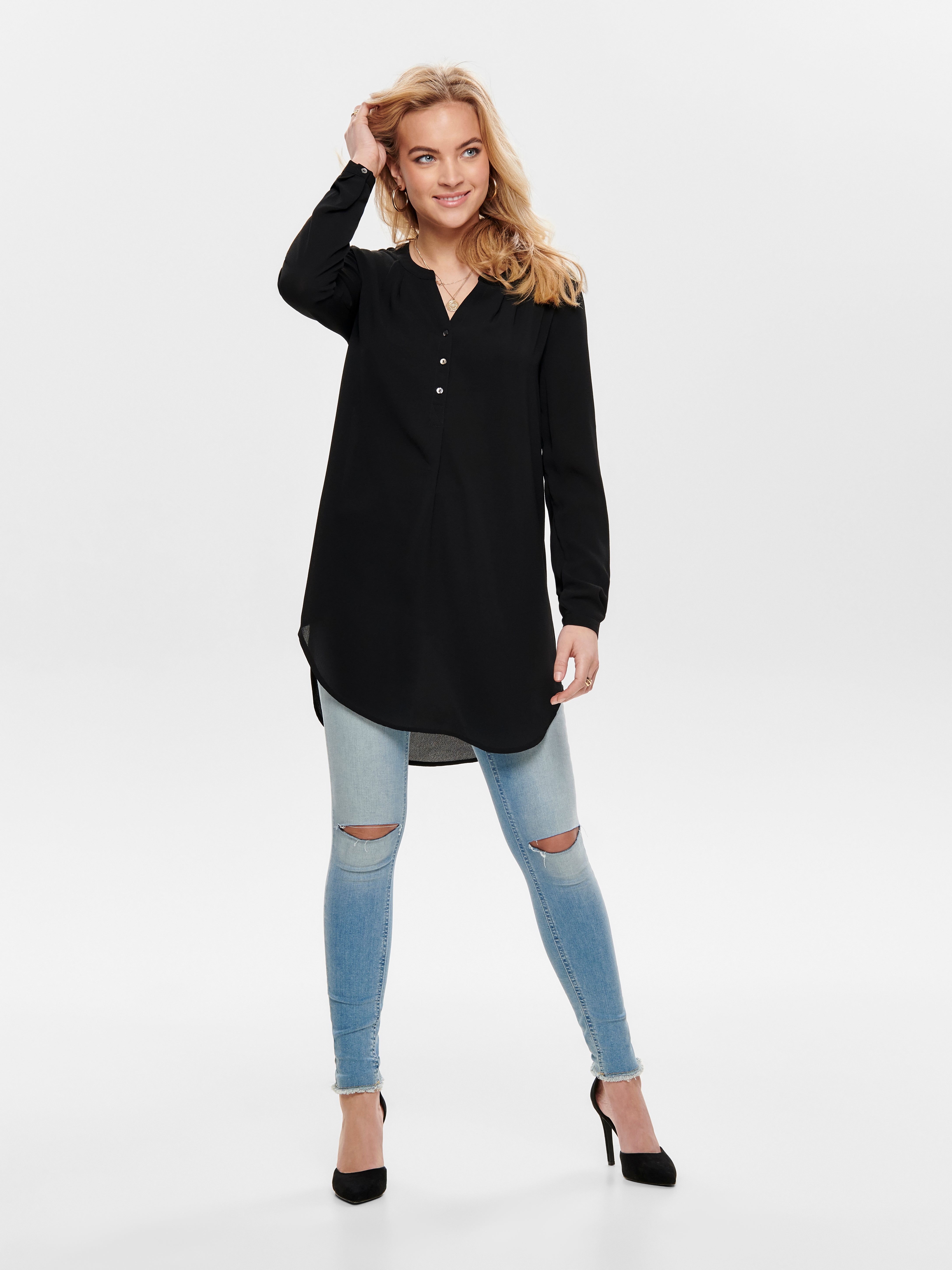 ONLNOVA Hemd Black