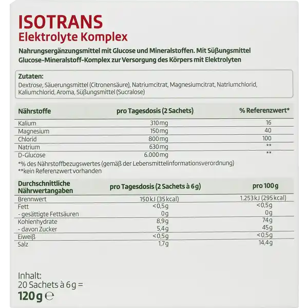 Isotrans Elektrolyte Komplex