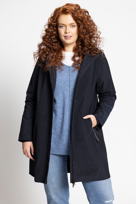 Funktionsjacke, wasserdicht, A-Linie, Kapuze, superleicht