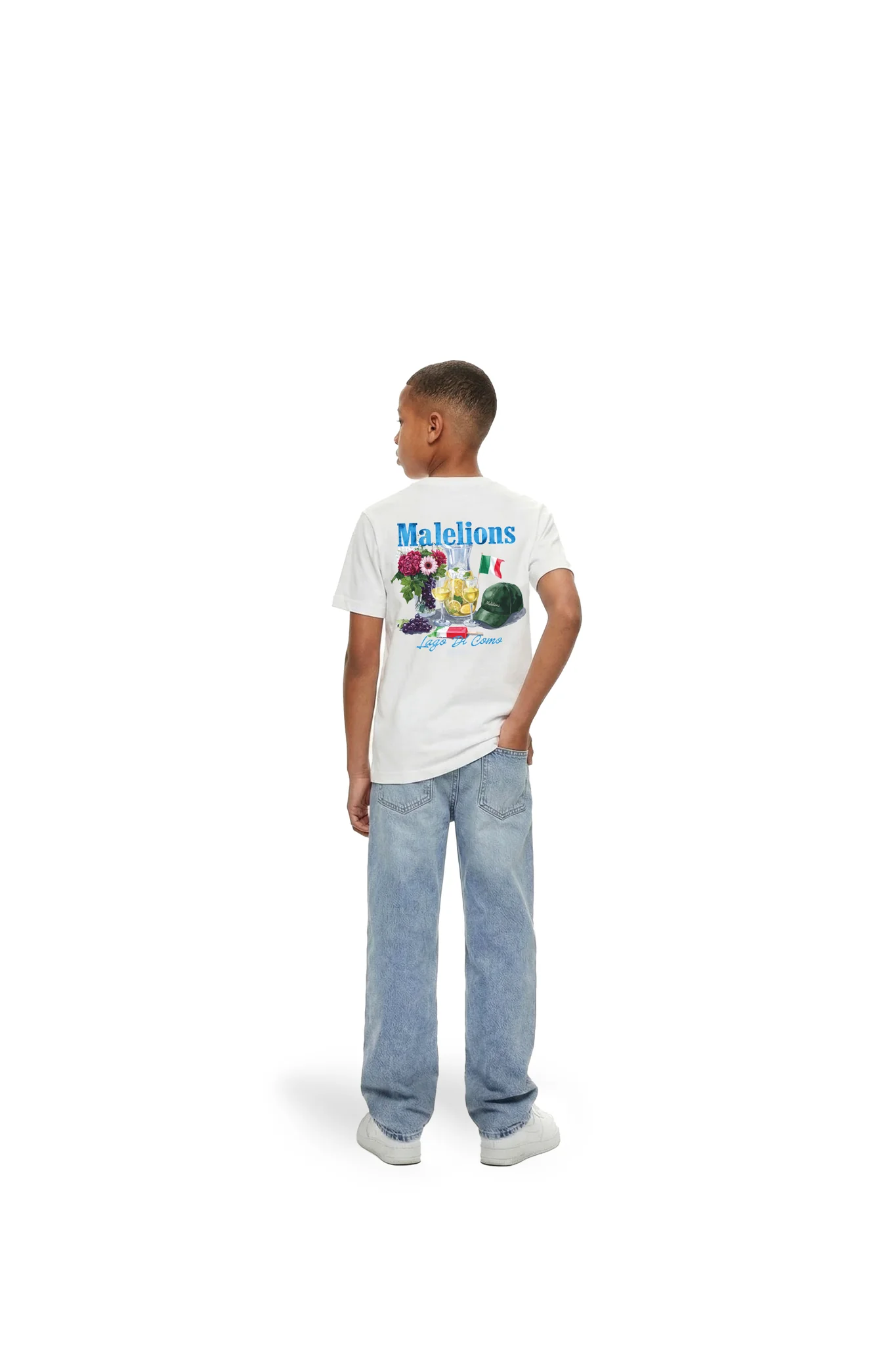 Malelions Junior Gelato T-shirt Kids Wit
