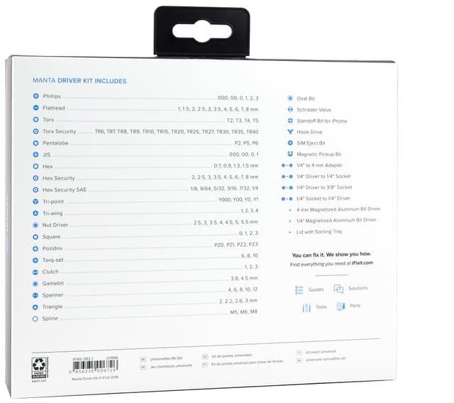 iFixit Manta 112-bit præcisionsskruetrækkersæt
