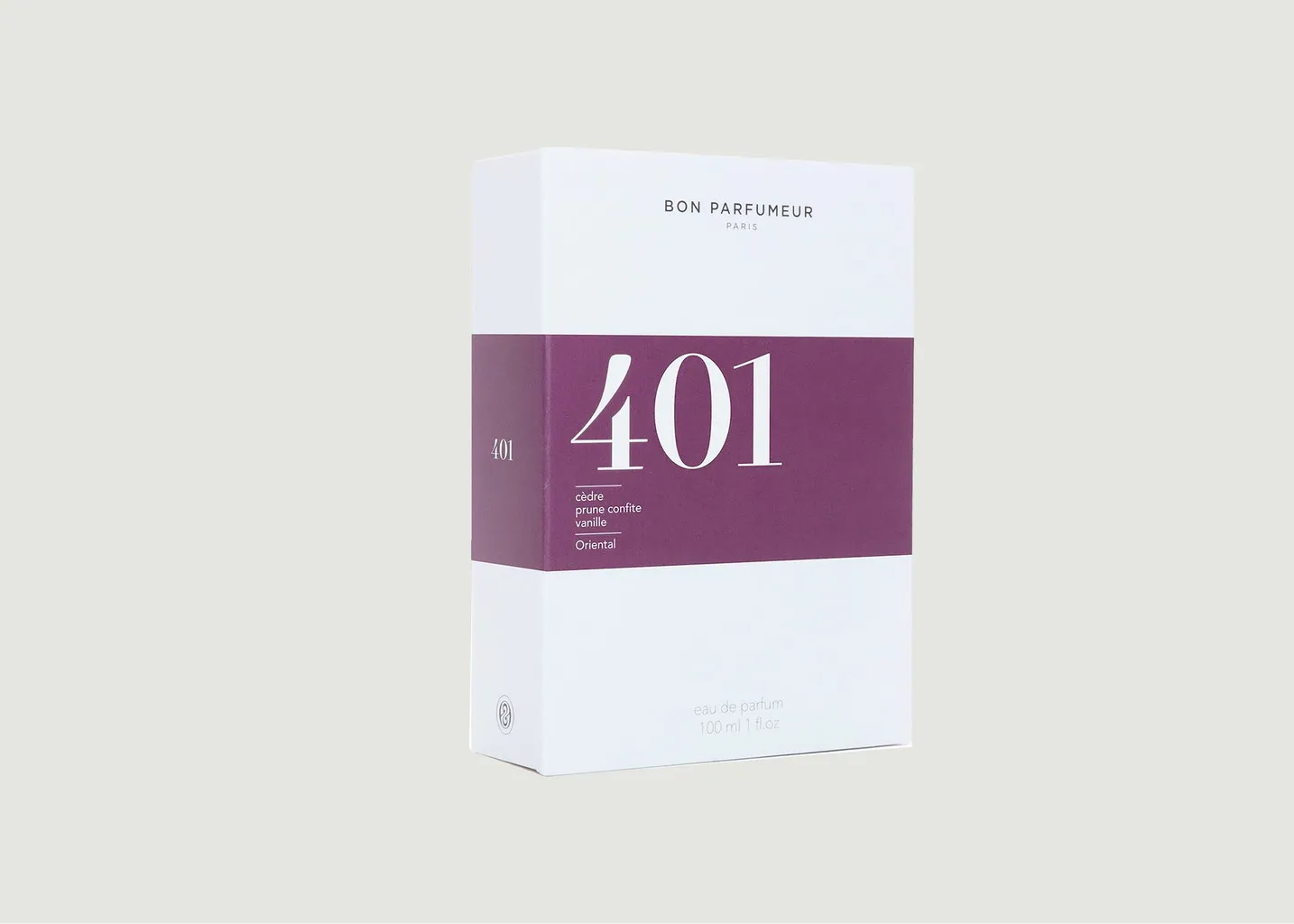 Eau de Parfum 401 : Cèdre, Prune Confite, Vanille Bon Parfumeur