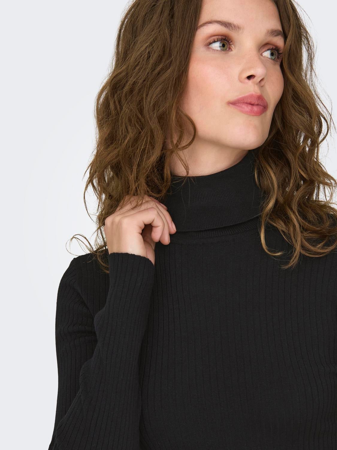 JDYPLUM Strickpullover Black