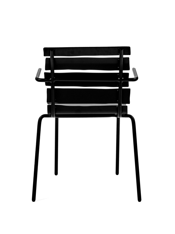 Valerie Objects Aligned tuinstoel met armleuning off white