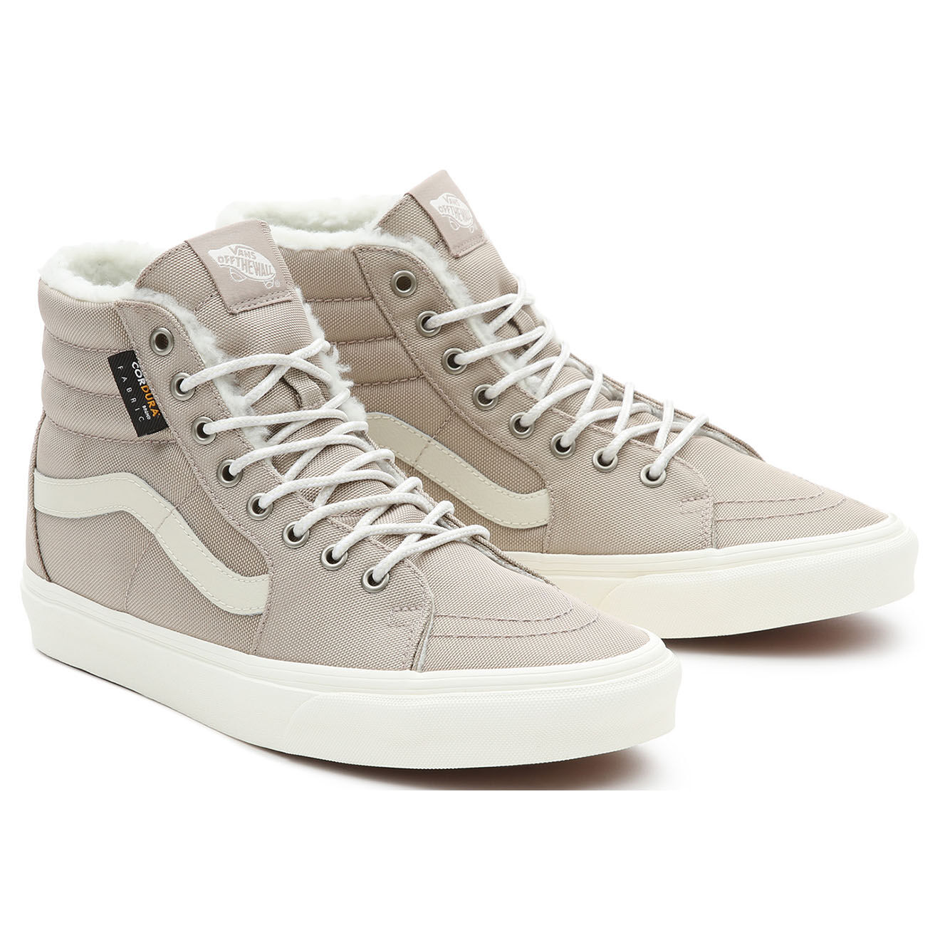 Vans Baskets SK8-Hi fourrées beiges