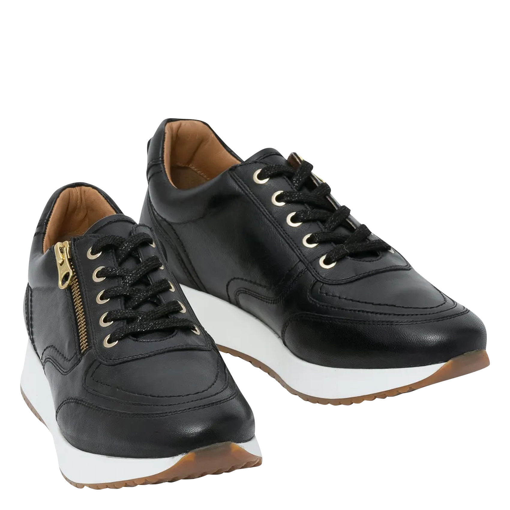 LORETE - Baskets basses en cuir | Noir
