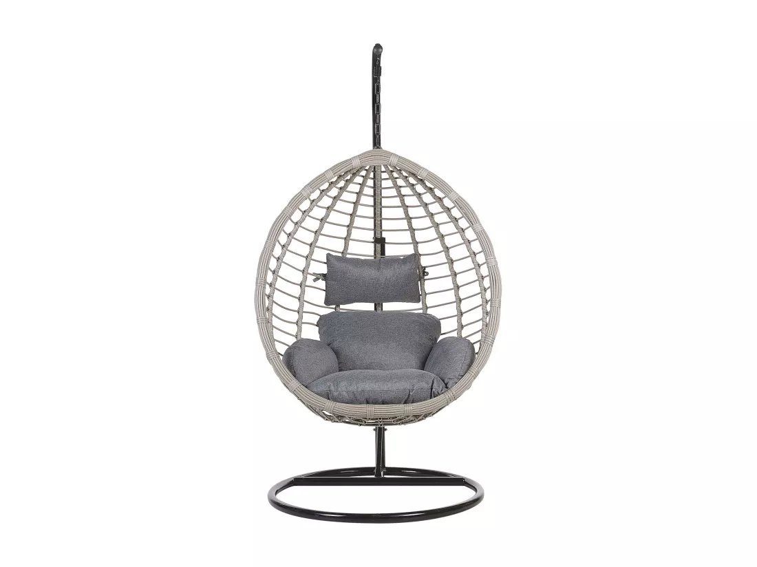 Fauteuil suspendu avec support TOLLO Gris