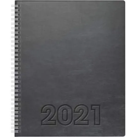 BRUNNEN Buchkalender Manager Wt7 weektimer 1 Woche / 2 Seiten, grau, 2021