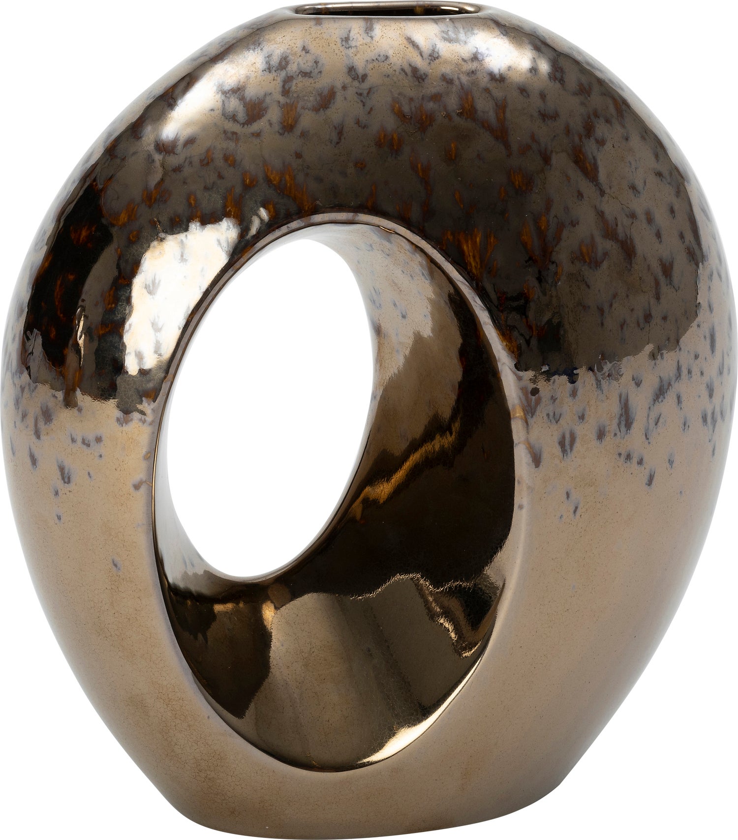 Intratuin vaas Holly goud 30 x 17 x 35 cm