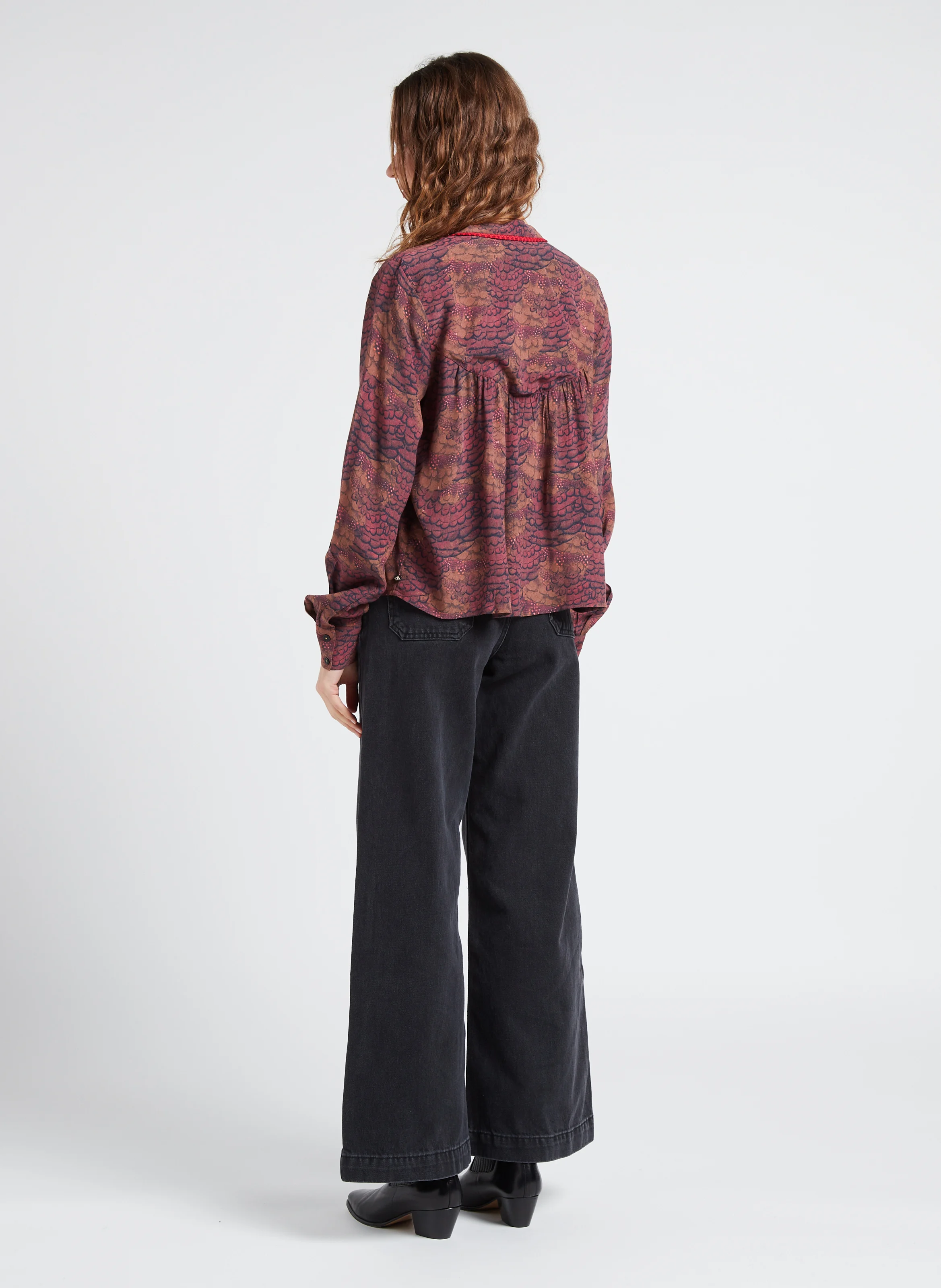 Jean baggy en coton | Noir
