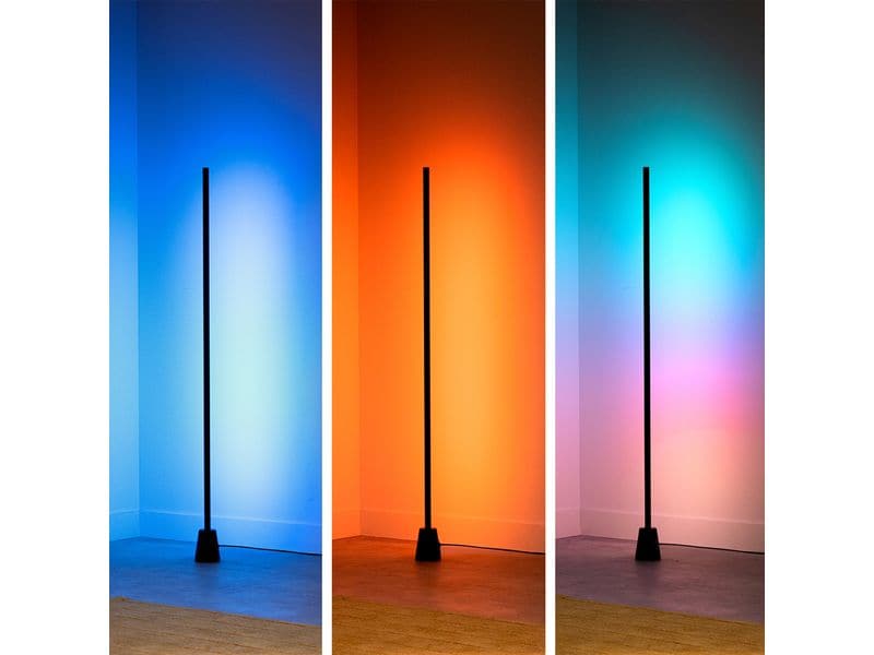 WiZ Gradient Stehleuchte RGBIC 1.4 m Stehleuchte mit RGBIC-Technologie und minimalistischem Design