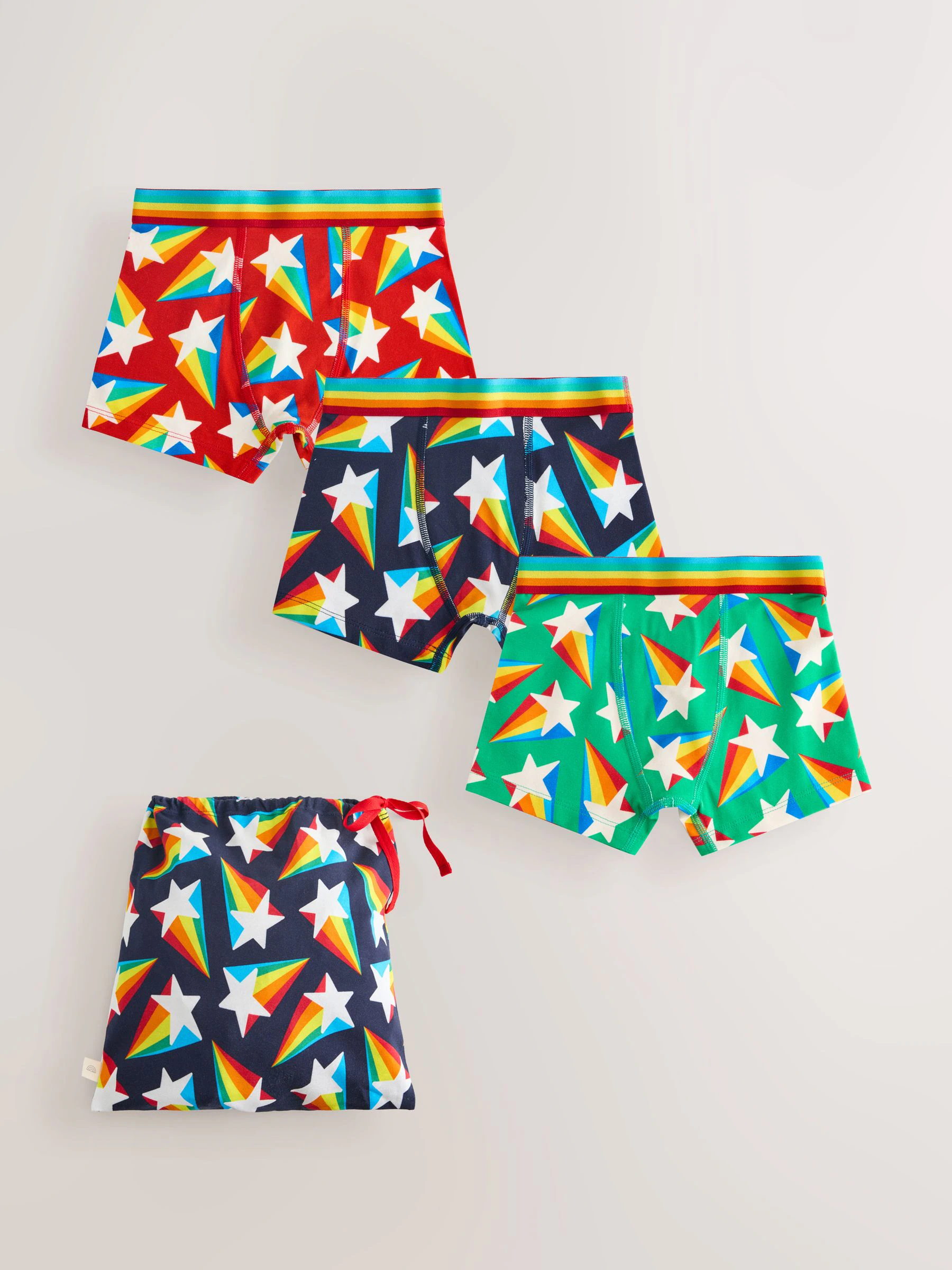 Little Bird by Jools Oliver Shooting Star Boxers 3 Pack