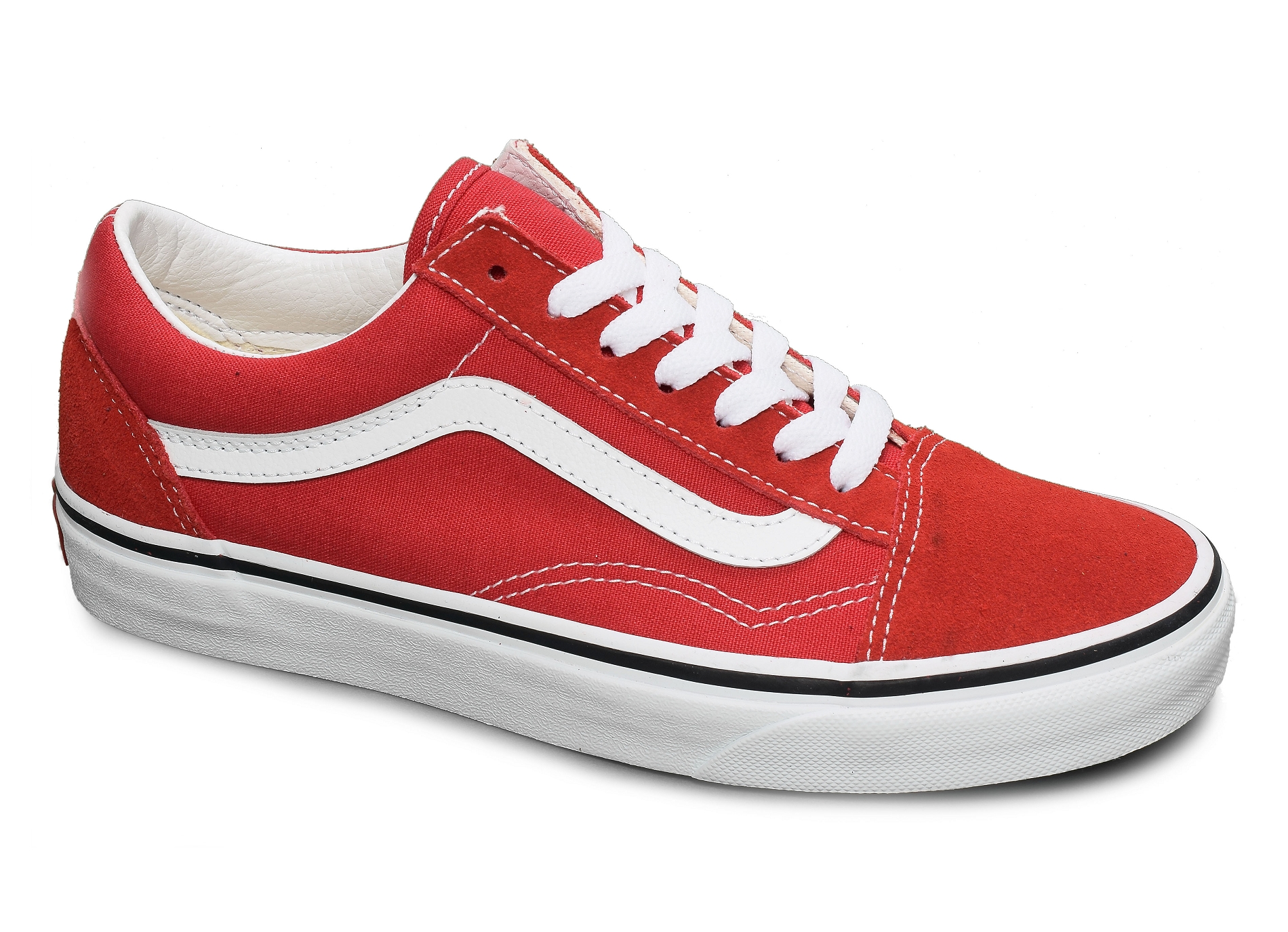Ua old skool rouge blanc
