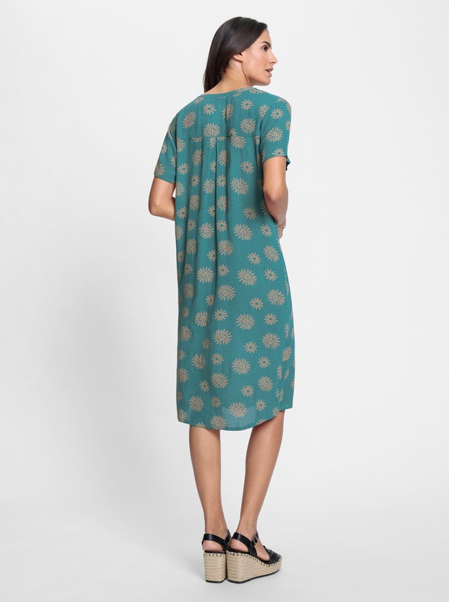Inspirationen Sommerkleid »Druck-Kleid« Nahttasche