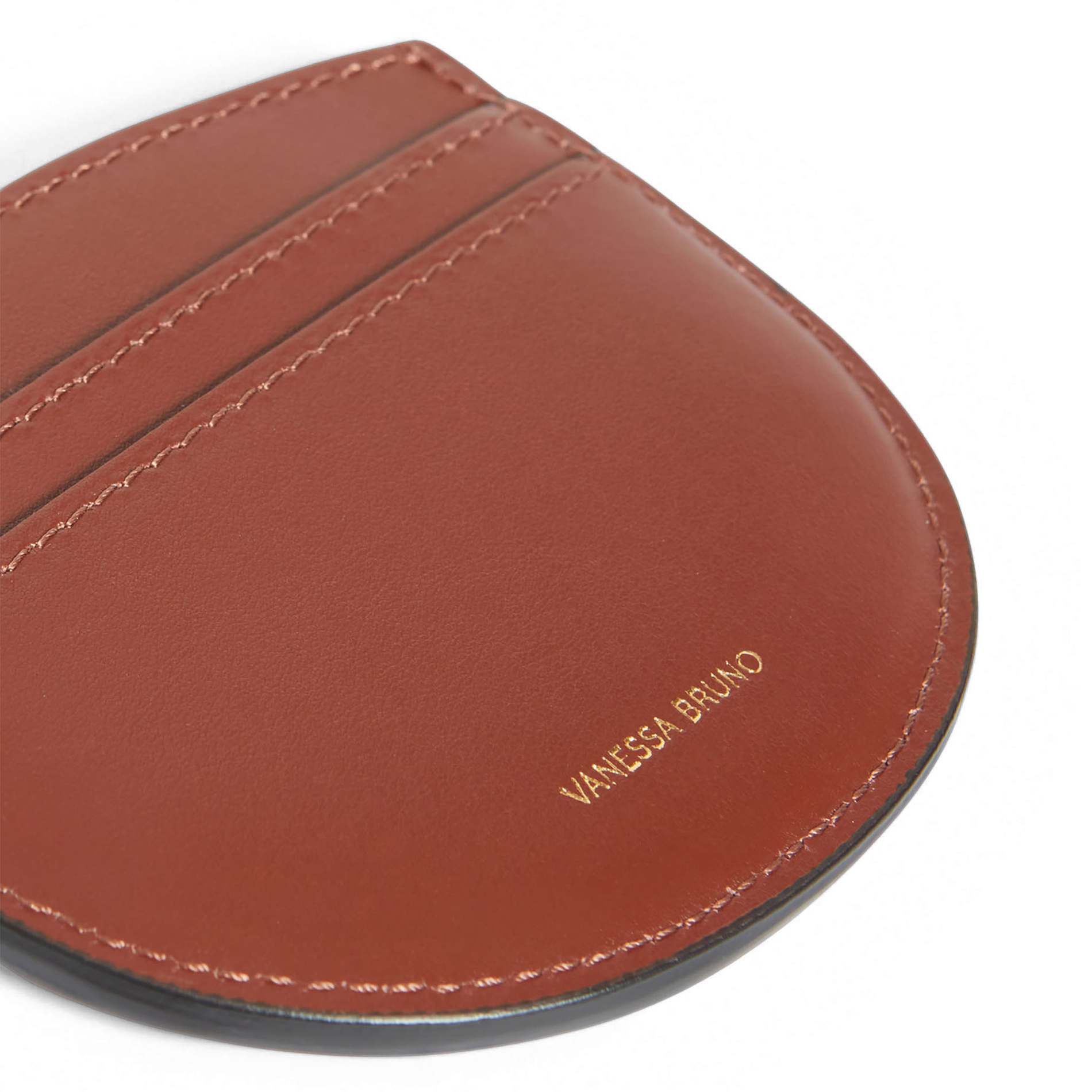 Porte-carte en cuir| Marron