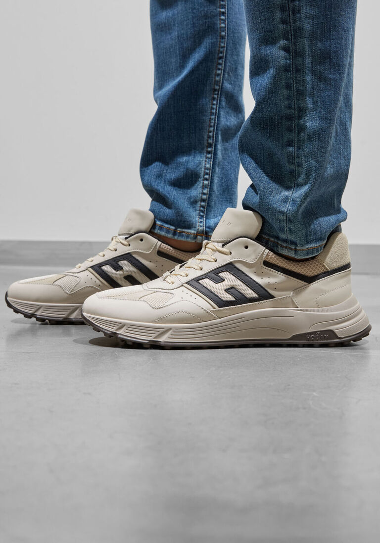 witte hogan lage sneakers hyperlight allacciato