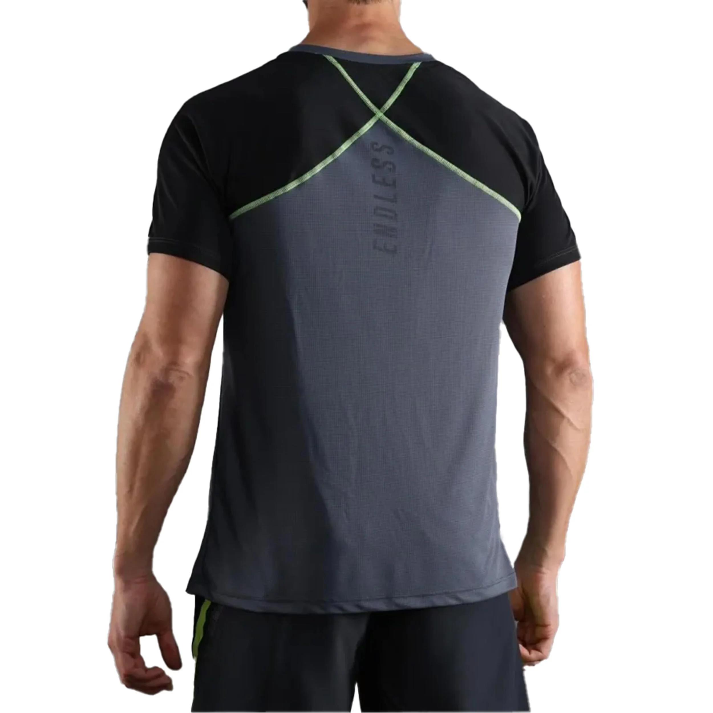 Endless Crossback T-shirt Hommes - Gris