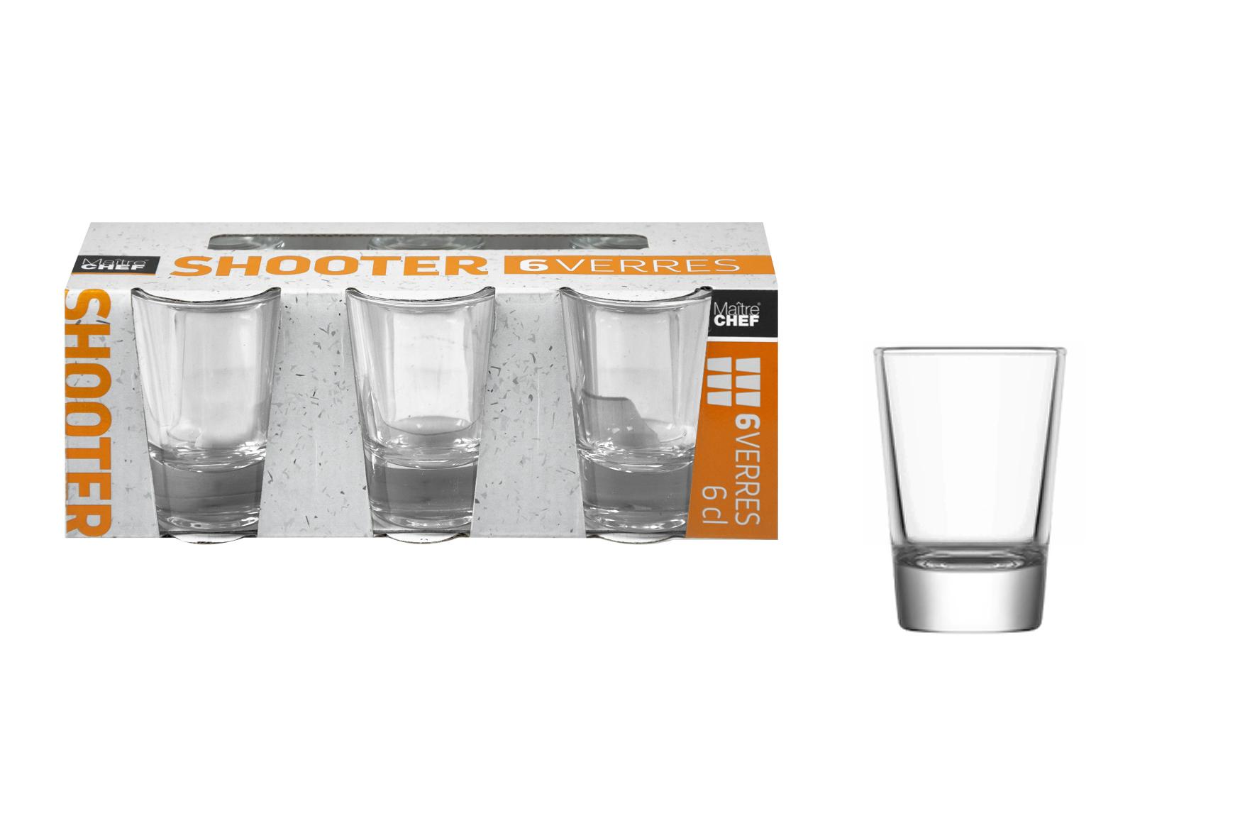 6 VERRES SHOOTERS 6CL