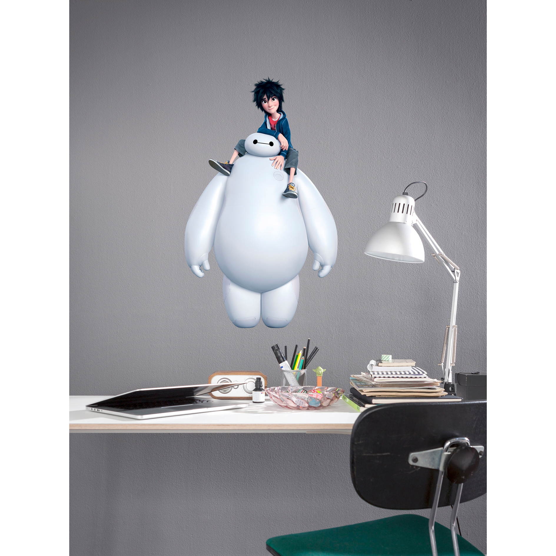 Wandtattoo BAYMAX - bunt - 50x70 cm