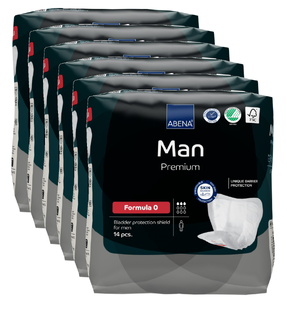 Abena Man Premium Formula 0 Inlegverband - Multiverpakking 6x14ST