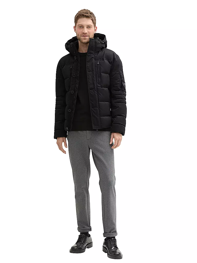 TOM TAILOR Steppjacke schwarz