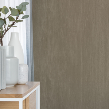 Vliesbehang Eiken wood all-over grijs/bruin 120981