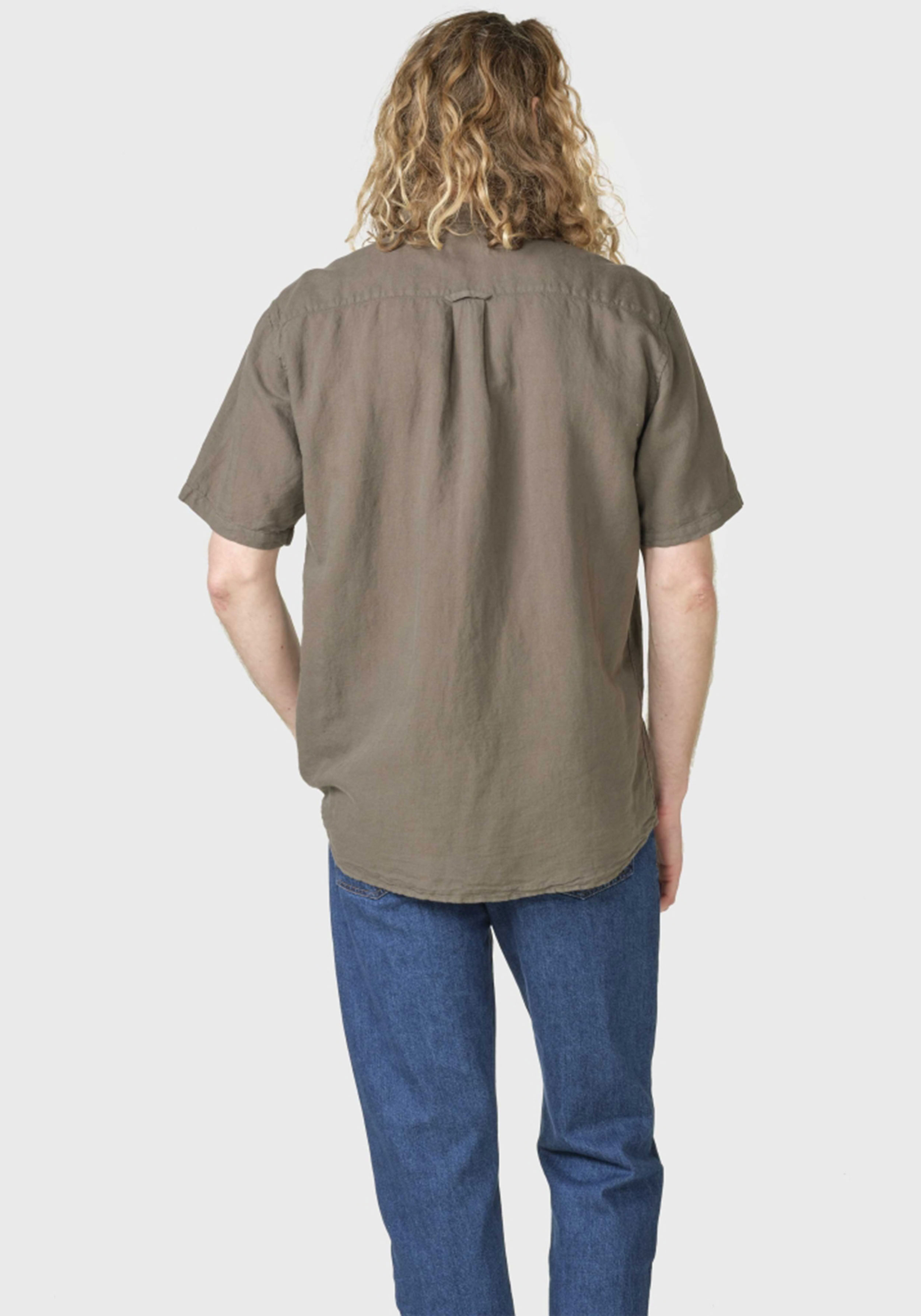 Klitmøller Collective Leinenhemd Mikkel Linen Shirt Taupe