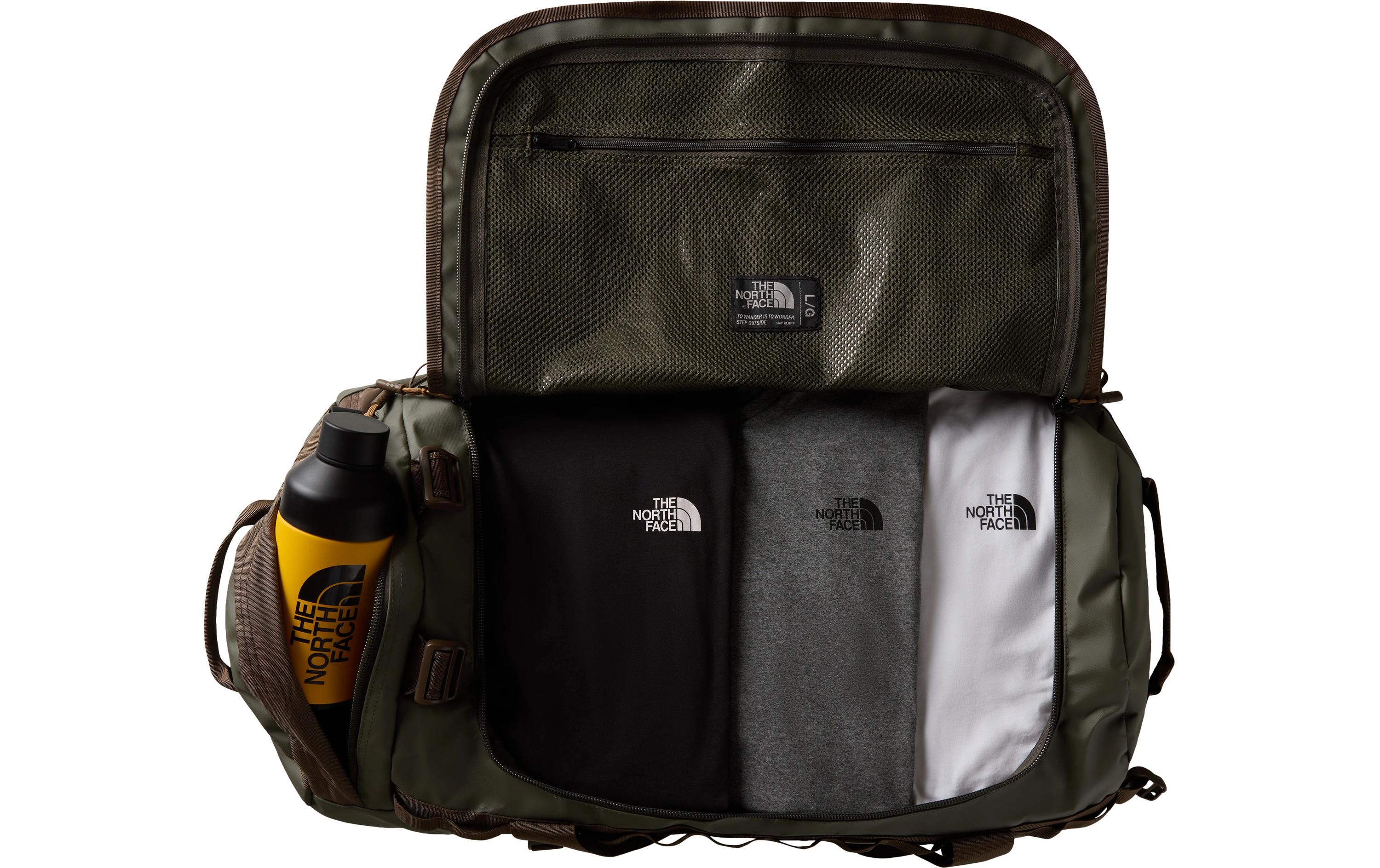 Duffle Bag Base Camp L 95 l, Taupe Grün/Braun<br>Duffel-Tasche