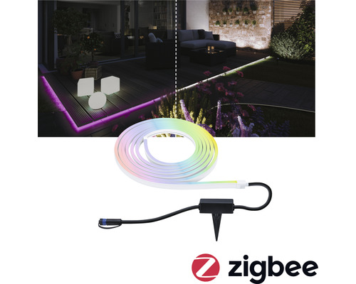 Paulmann Plug & Shine Smooth RGB-strip instelbaar wit 700 lm 600 LED's 230/24V 5 m