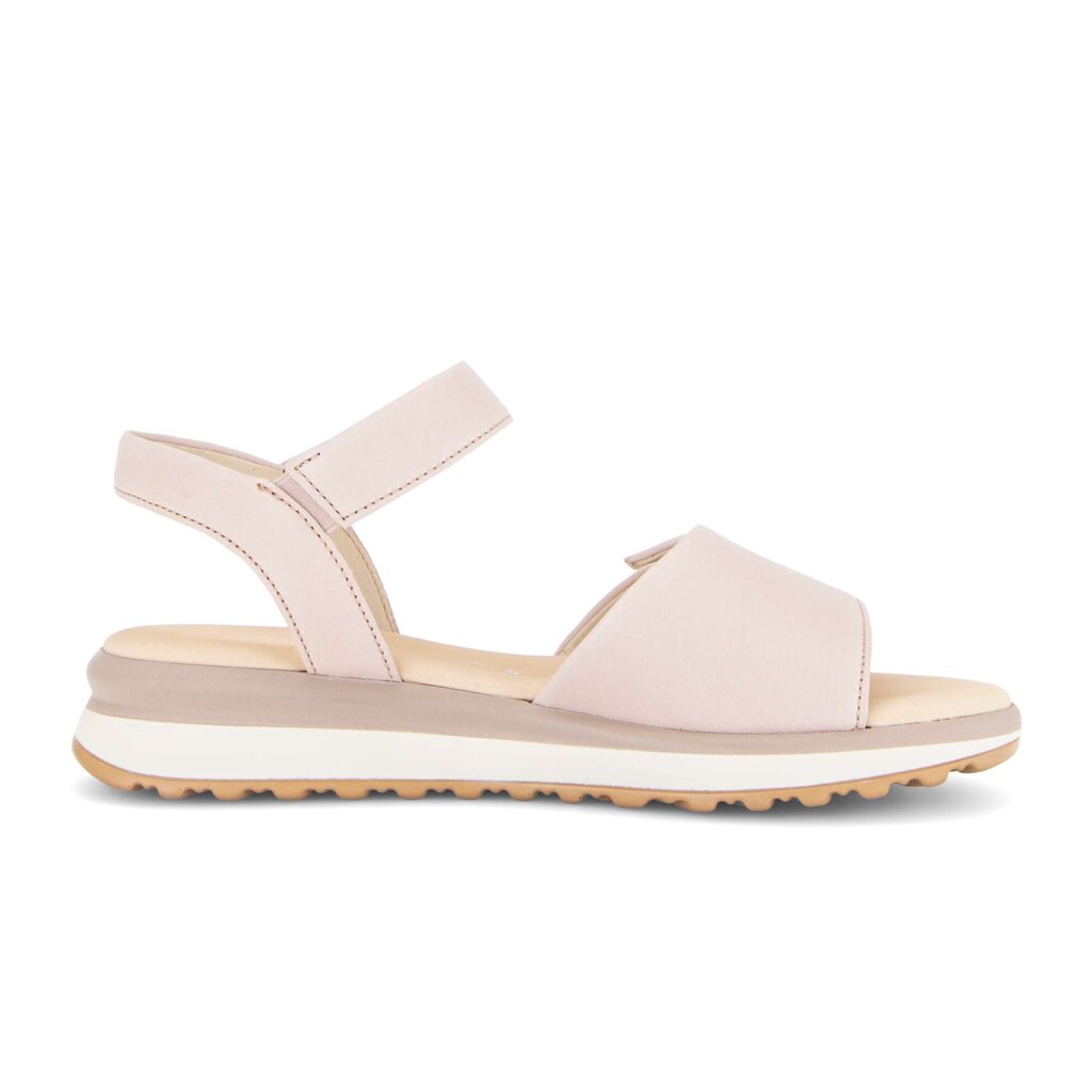 Sandal met riempjes rose