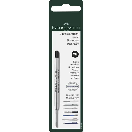 Faber-Castell Kugelschreibermine,XB, schwarz