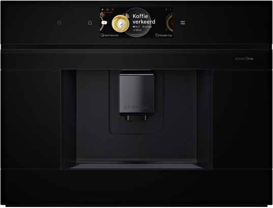 BOSCH - Expresso encastrable CTL9181B0, Accentline, Série 8, AutoMilk Clean