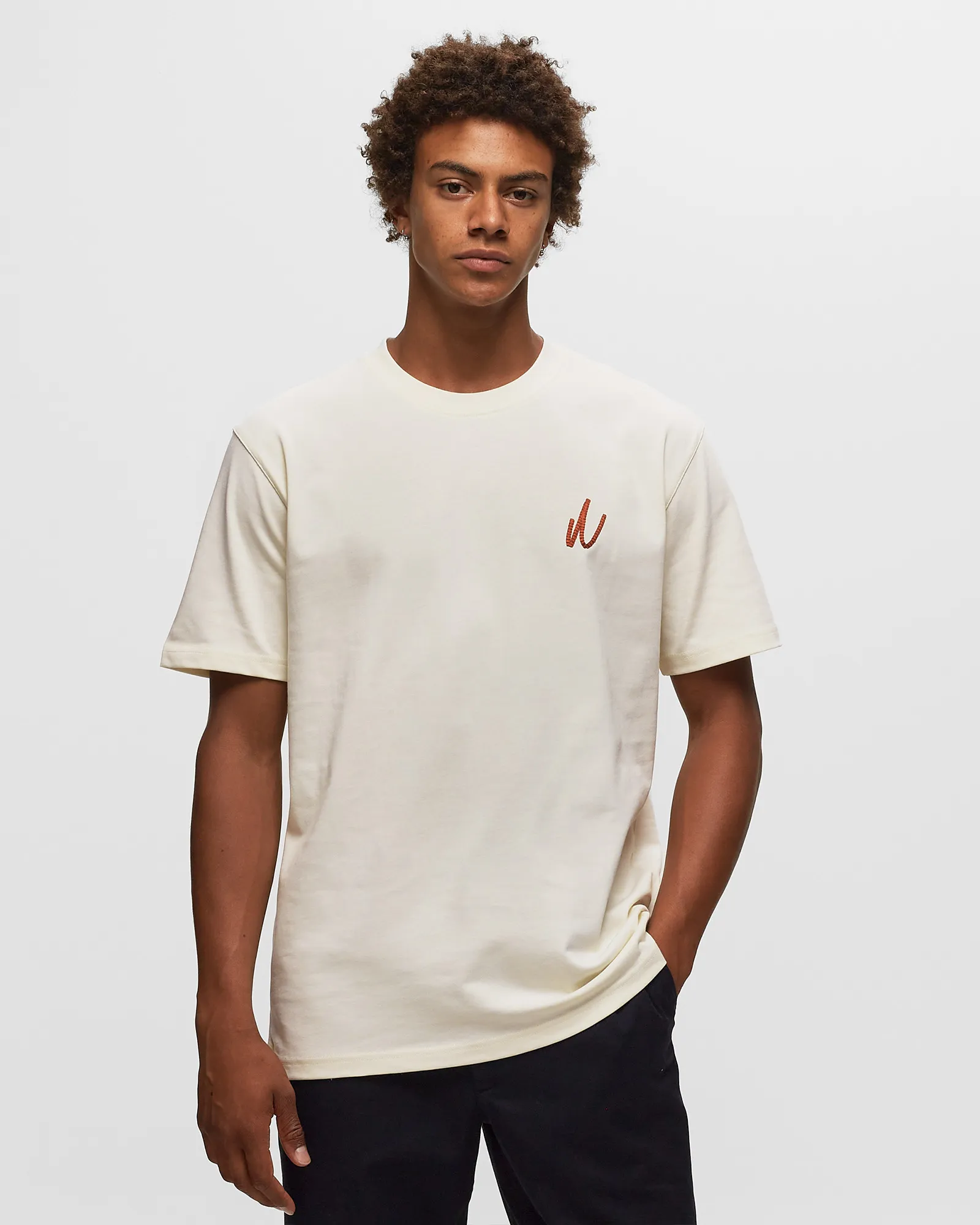 Norse Projects Johannes Organic Chain Stitch Logo T-shirt
