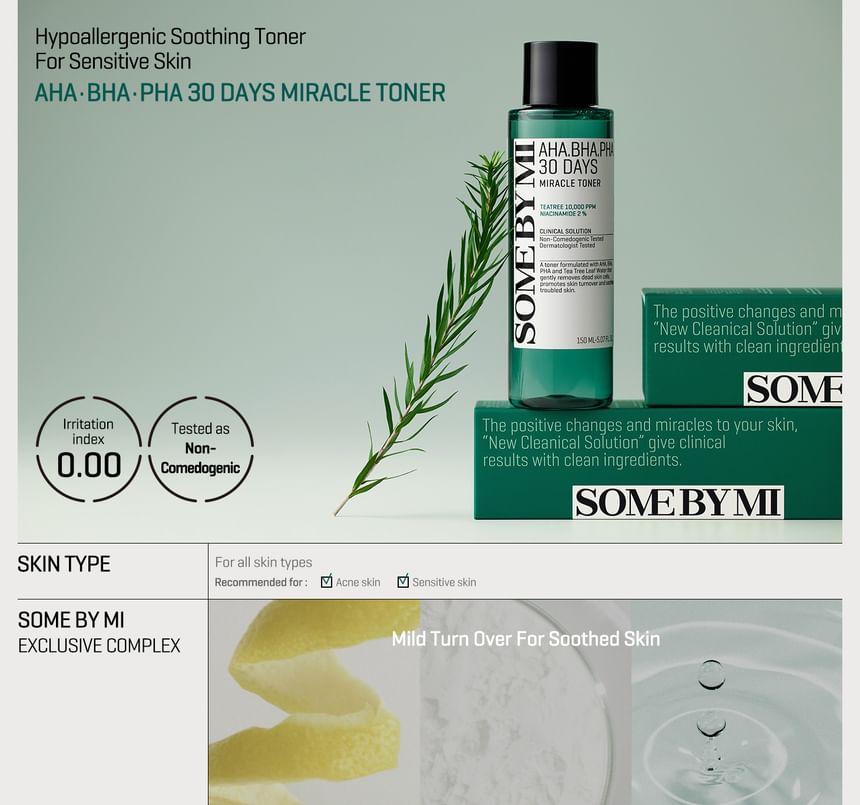 SOME BY MI - AHA, BHA, PHA 30 Dagen Wonder Toner 150ml