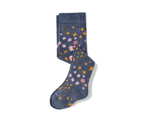 5 Paar Strumpfhosen, Blumenmuster