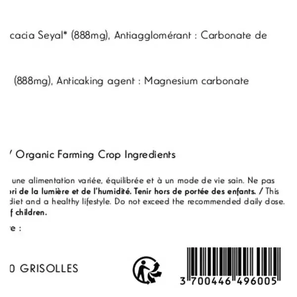 Levedura de cerveja orgânica Belle & Bio, 120 comprimidos
