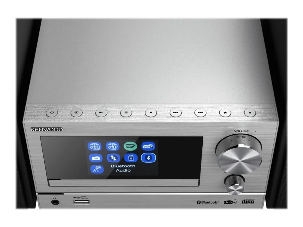 Kenwood M-7000S-S - Mikrosystem - sølv