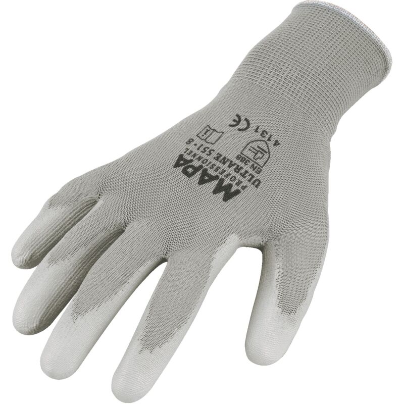 Gants de manipulation fine Ultrane 551 gris - La paire