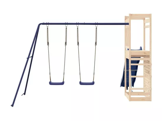 Aire de jeux d'extérieur bois de pin massif
