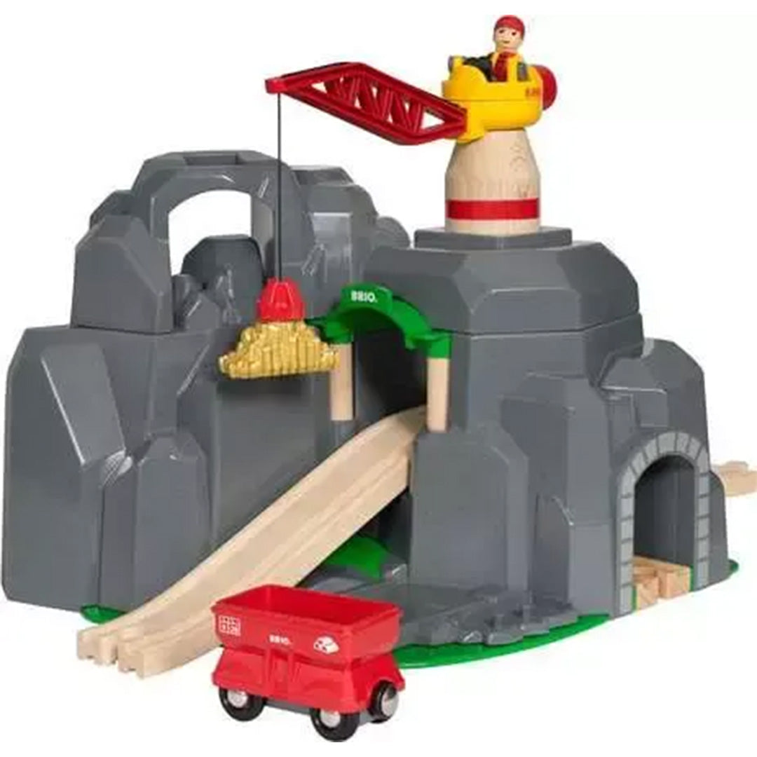 brio kraan en bergtunnel - 7-delig