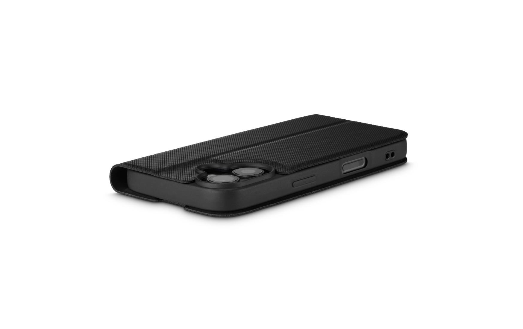 Book Cover Daily Protect Schwarz für iPhone 16Hama Daily Protect Handy-Schutzhülle 15.5 cm (6.1