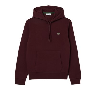 Sweatshirt à capuche homme en molleton LACOSTE