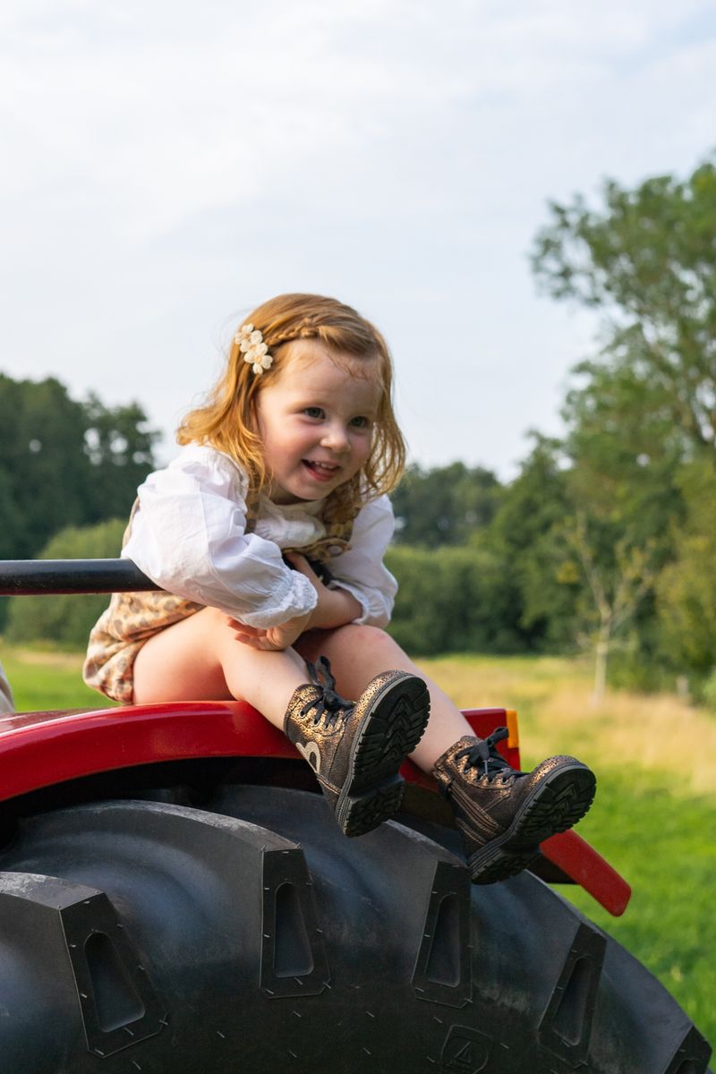 IK-KE Veterboots Bruin Meisjes