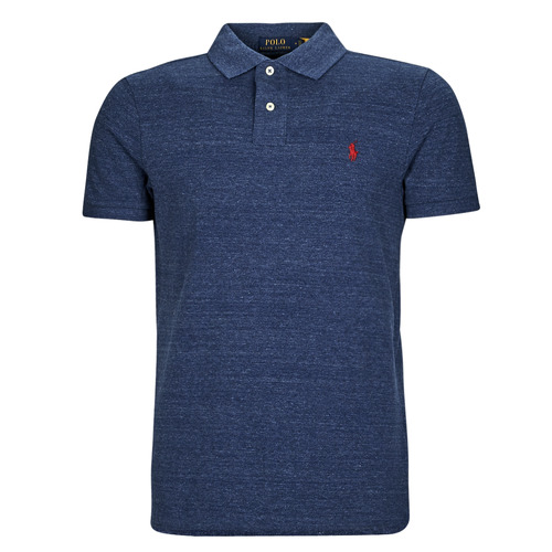 Polo Ralph Lauren - POLO COUPE DROITE EN COTON BASIC MESH Azul