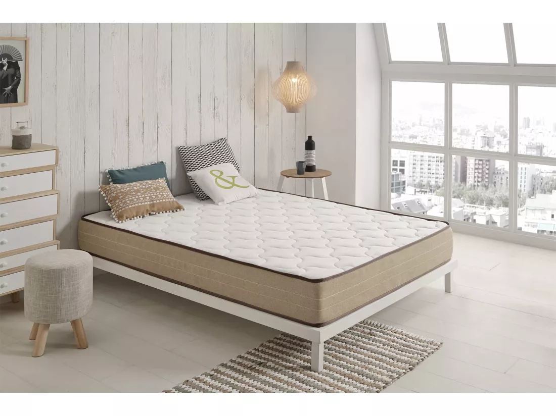Matelas Bamboo Fresh 21cm- Moonia - 140x190 cm